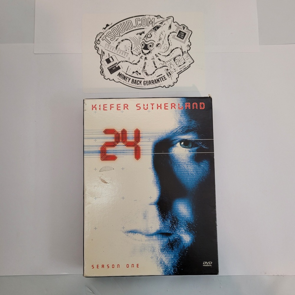 24 Season One DVD Box Set Kiefer Sutherland Action Thriller TV Series